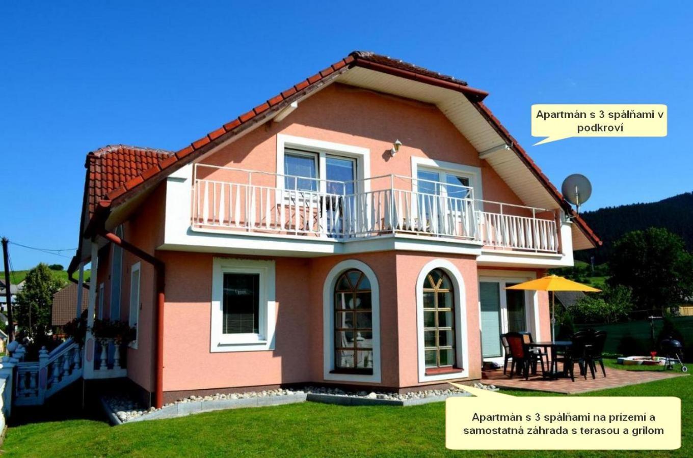 Vila Deluxe&Apartmány Riviéra Liptov Bešeňová Exterior foto